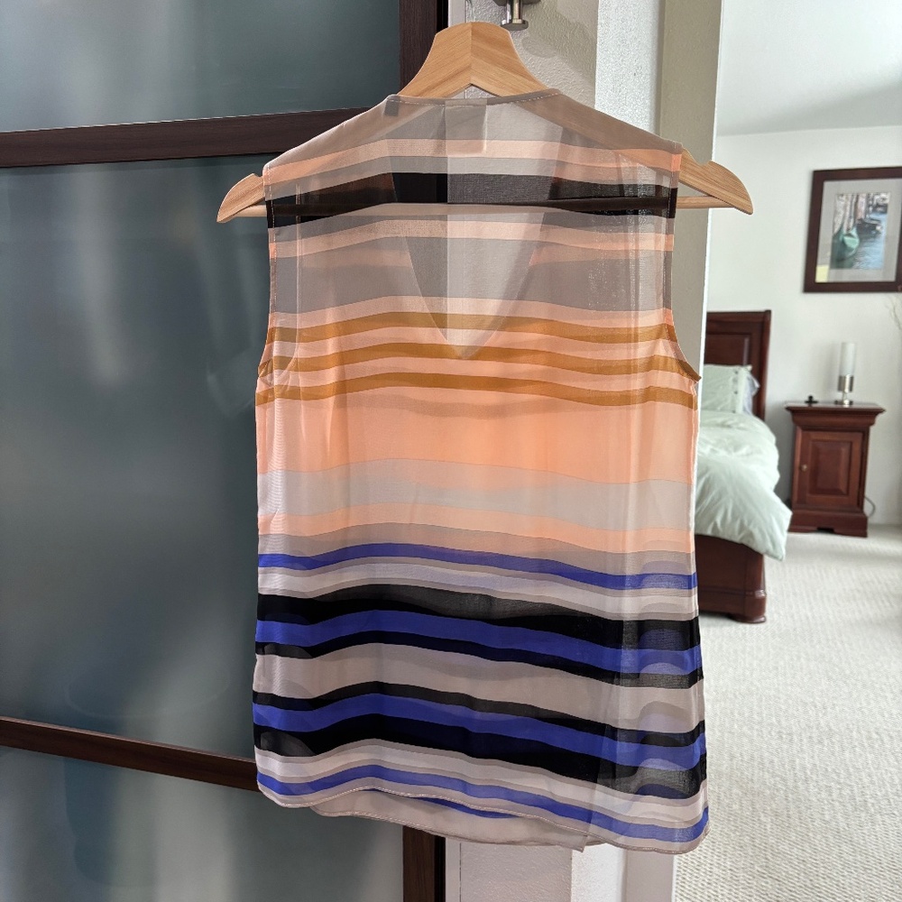 CAbi "Underline" Sheer Blouse - Size XS - Picture 4 of 10